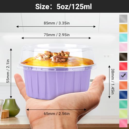 Disposable Ramekins (Light Purple / 60pcs)