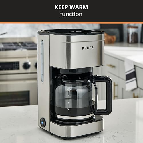 Coffee Maker 10 Cups Simply Brew Stainless Steel Drip Coffee Maker (10-Cup)