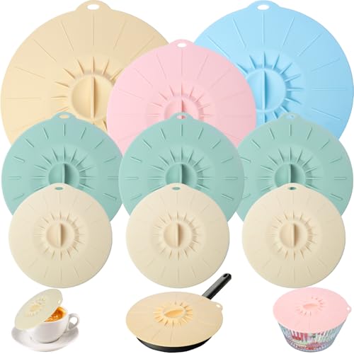 9 Pack Silicone Lids (9-Pack Silicone Lids)