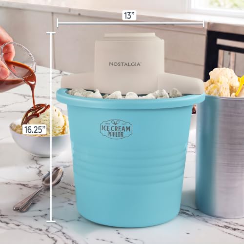 Electric Ice Cream Maker (4 Qt / Blue)