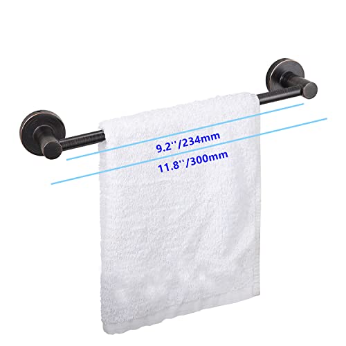 11.8 Inch Stainless Steel Bath Towel Bar (Oil Rubbed Bronze / 11.8 inch)