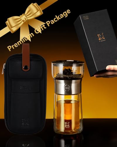 Modern Tea Infuser Teapot (01-Black / 9oz)