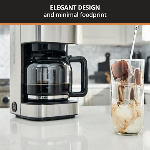Coffee Maker 10 Cups Simply Brew Stainless Steel Drip Coffee Maker (10-Cup)