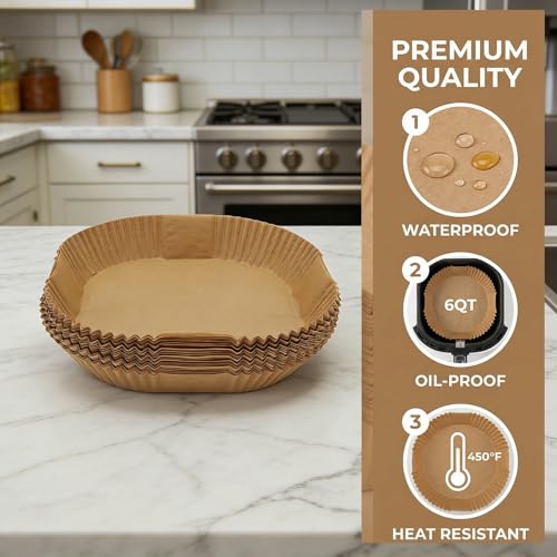 Air Fryer Liners Disposable (200PCS for Ninja Crispi Pro)