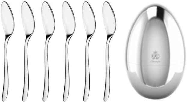 Christofle Mood 7-Piece Silver Plate Espresso Spoon Set #0065636