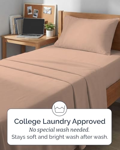 Twin XL 3 Piece Sheet Set (34 - Mauve / Twin XL)