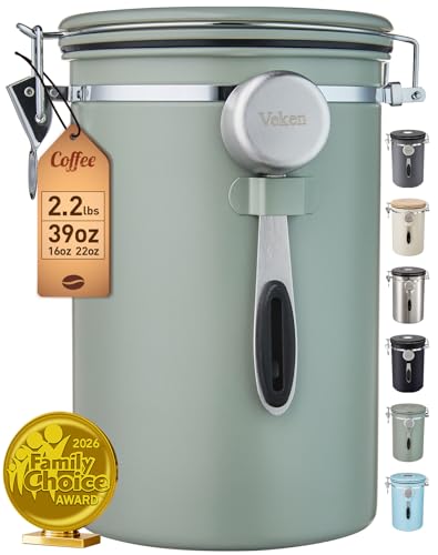 Coffee Canister (Green / 39 oz)