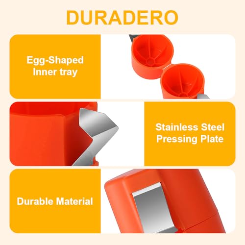 Stainless Steel Egg Shell Opener (Yellow Red Pink 2)