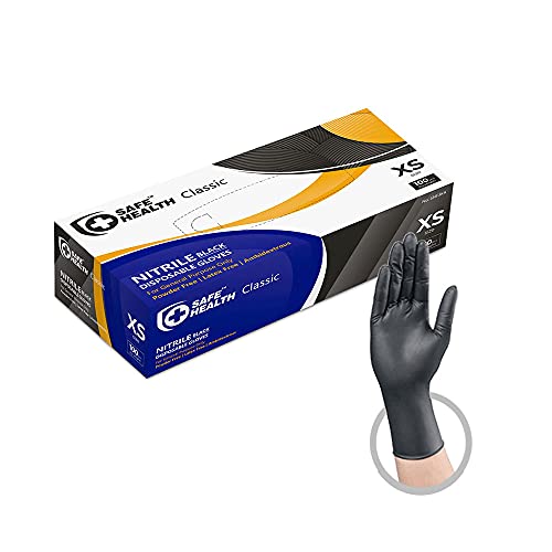 Nitrile Black Disposable Gloves