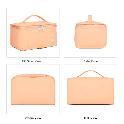 NOL Small Lunch Bag Mini Lunch Box Insulated Lunch Bag for Men (Orange-1 / Medium(5 Liters))