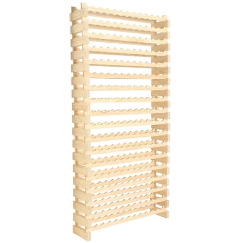 216 Bottle Wine Rack Dark Stain (Dark Stain)
