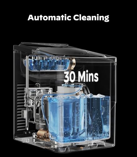 Smart Countertop Ice Maker (Black-APP / 26lbs)