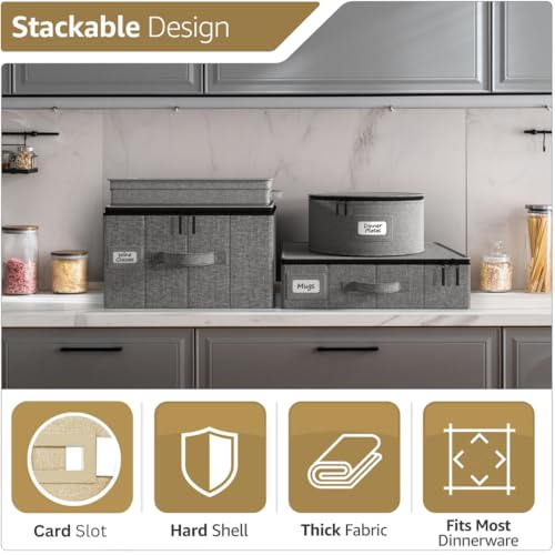 Flatware Storage Box (Beige / 1 Piece Silverware Storage)