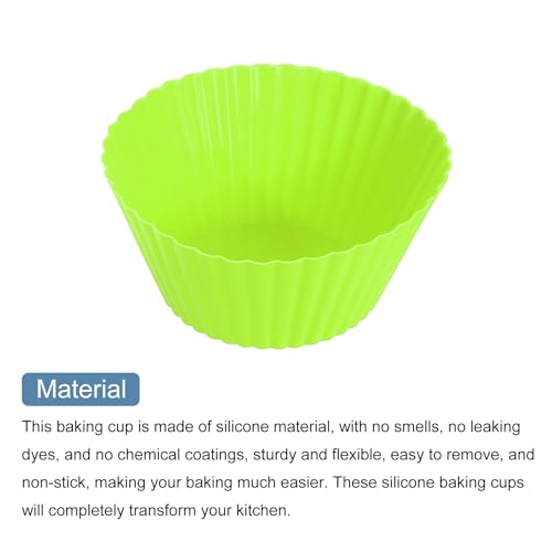 42Pcs Silicone Cupcake Liners