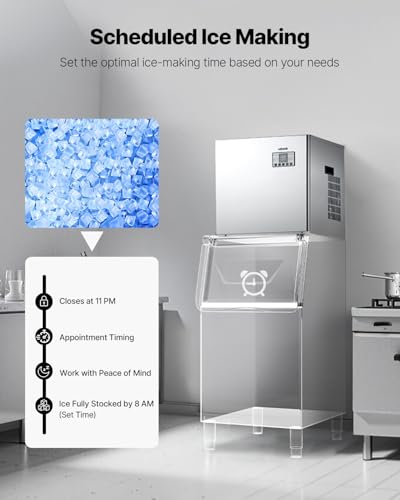 Commercial Ice Maker Machine (22.05 x 17.52 x 22.05 in)