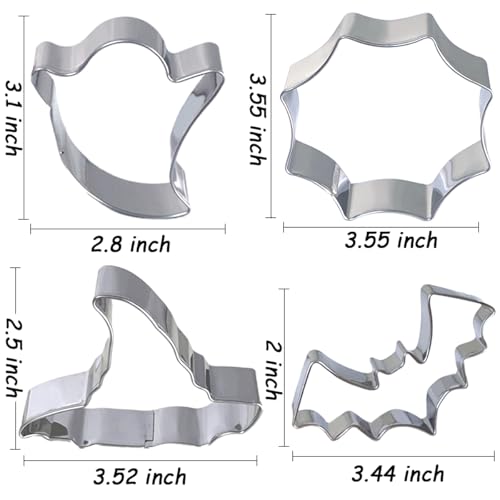 Halloween Cookie Cutters Set 7Pcs Large (Halloween)