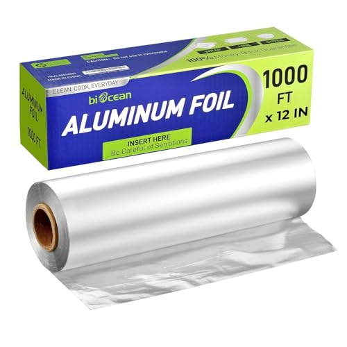 Aluminium Foil 12''x1000 Sq.Ft for Food (1000 Sq Ft)