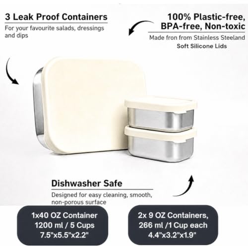 Flexibento 40 OZ Set (Vanilla set of 3: 1*40OZ + 2 *9 OZ)