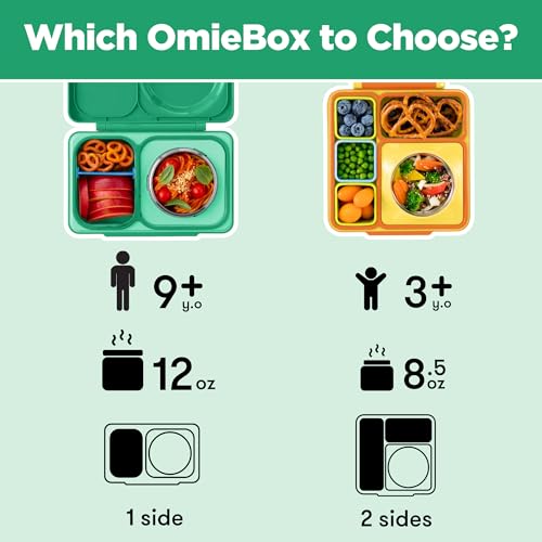 OmieBox UP Kids Insulated Bento Box (Jade Green)