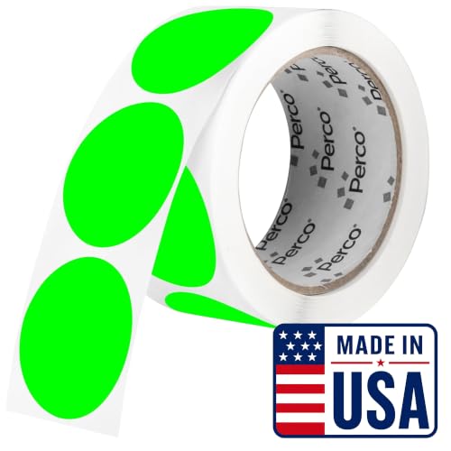 Neon Green Round Circle Dot Sticker 3 (Green - Neon / 3 Inch)