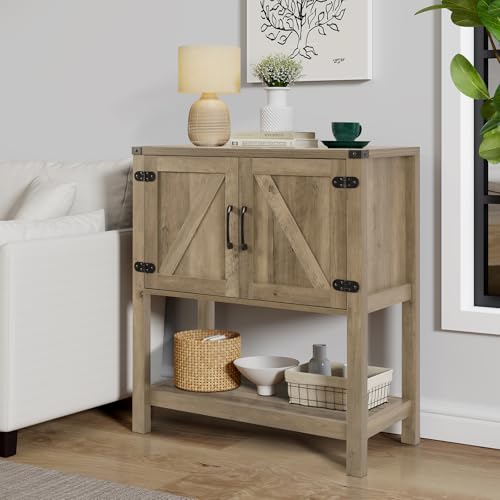 Sofa Table Console Table (Rustic Brown)