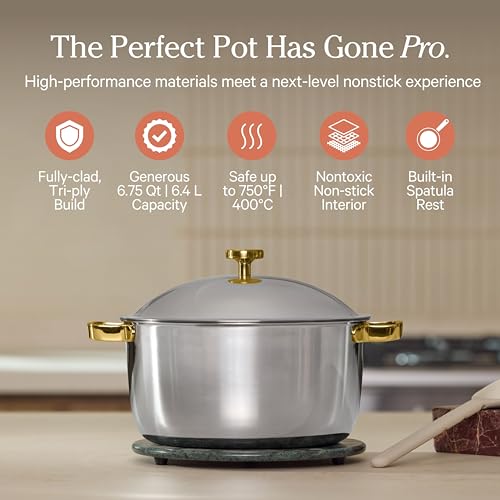 Titanium Perfect Pot Pro (6.75 Quarts / Gold)