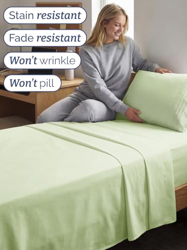 Twin XL 3 Piece Sheet Set (16 - Light Sage Green / Twin XL)