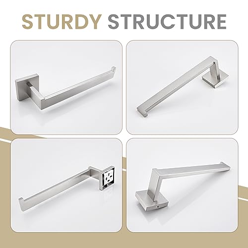 Towel Holder Brushed Nickel (Square - Brushed Nickel)
