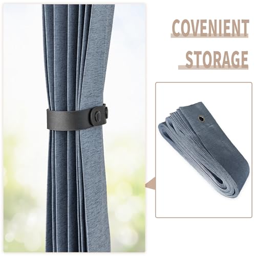Door Curtains for Doorways (Blue / 52"W x 78"L (Pack of 1))