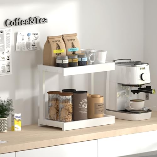 Counter Shelf Organizer (White / Large)