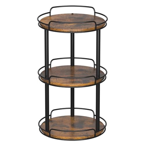 10'' Wood Lazy Susan Turntable Organizer for Cabinet