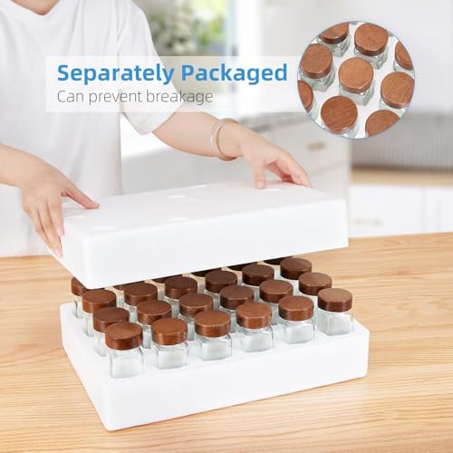 Glass Spice Jars with Labels (24)