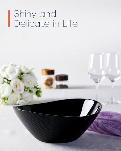 66 OZ Salad Bowl Set of 2 (Black / 66 OZ - Salad Bowls)