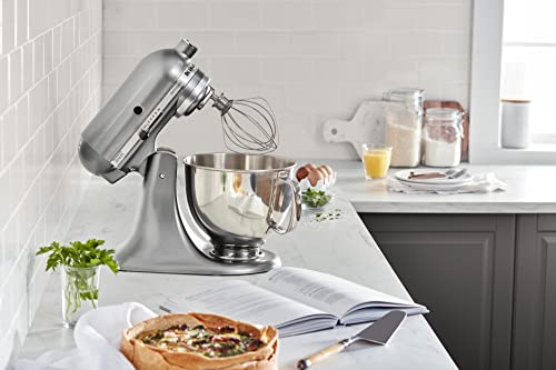 Artisan, 5-Qt Tilt Head Stand Mixer, KSM150PS, Contour Silver (Contour Silver)