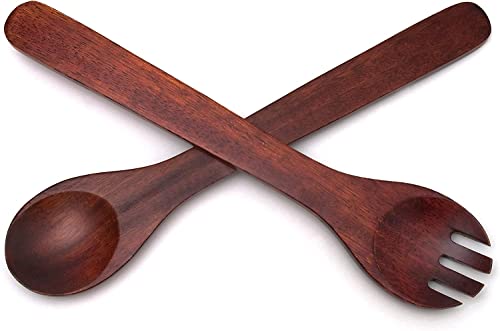 Cherry Finished Salad Servers (Cherry Finished / 12" Long)