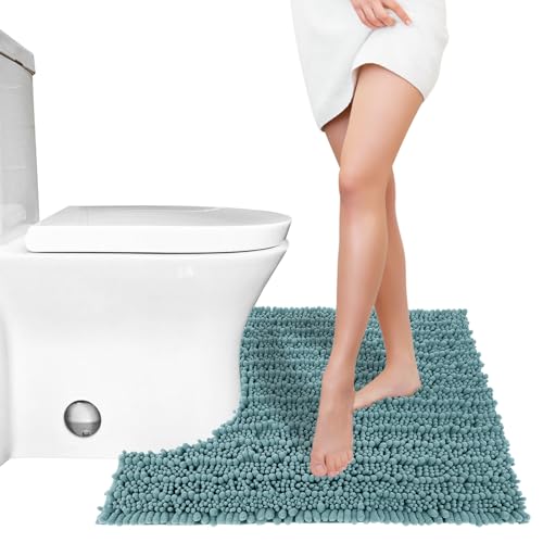 Toilet Rug U Shaped Washable 24x24 Inch