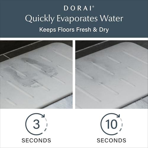 Home Stone Bath Mat Set (Rain Ash / 2 Pack)