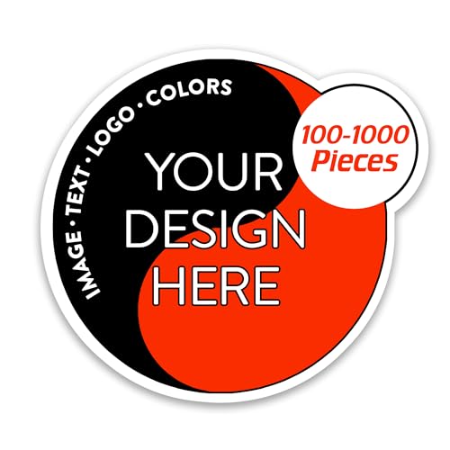 Custom Vinyl Stickers Your Image (100 Count)