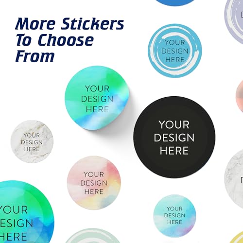 Custom Vinyl Stickers Your Image (100 Count)