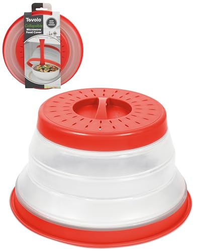 Microwave Splatter Cover for Food (Candy Apple Red / Small (8 inch))