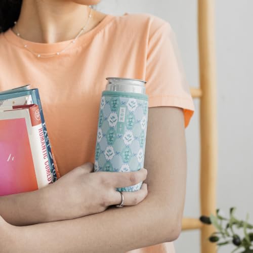 CanSok Sleeve for Beer & Soda Insulated Neoprene Cover (Coquette Charm / 12oz Slim Can Sleeve)