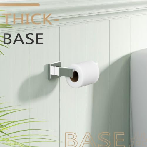 Toilet Paper Holder Chrome Toilet Roll Holder for Bathroom Kitchen Washroom T