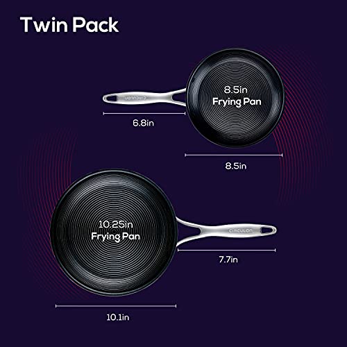 Clad Stainless Steel Frying Pans (Frying Pan Set (8.5" & 10"))