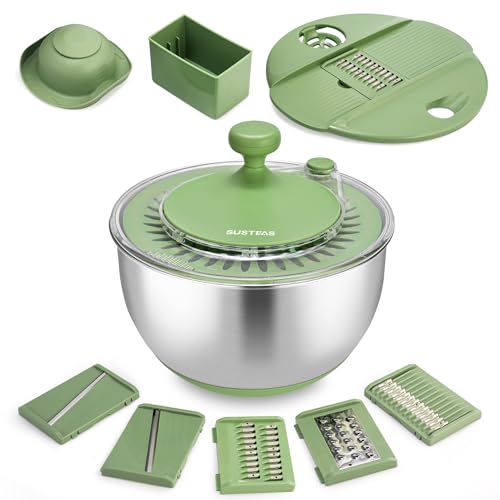Stainless Steel Salad Spinner (Stainless Steel / 4.25Qt)
