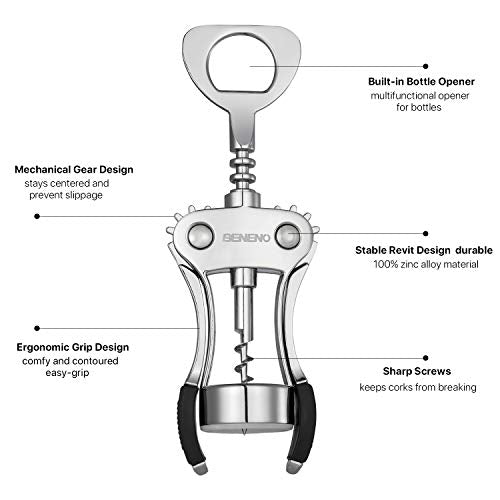 Wine Opener Premium Wing Corkscrew Wine Bottle Opener