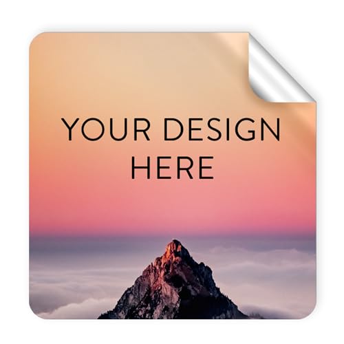 100 Custom Vinyl Stickers (100 Count)