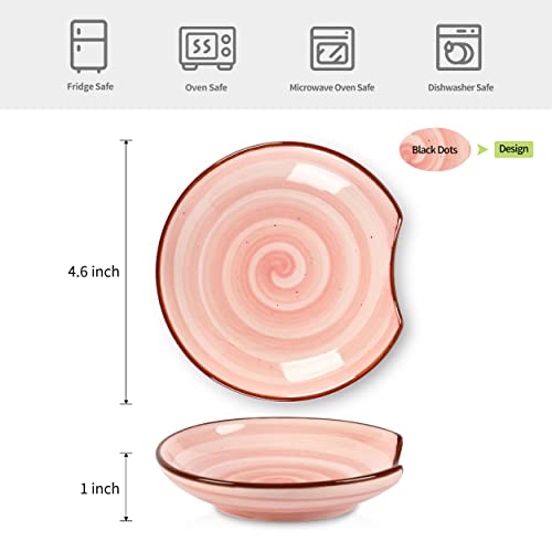 4.6 Inch Ceramic Spoon Rest for Stove Top (Gradient Color)