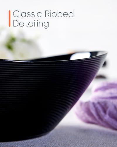 66 OZ Salad Bowl Set of 2 (Black / 66 OZ - Salad Bowls)