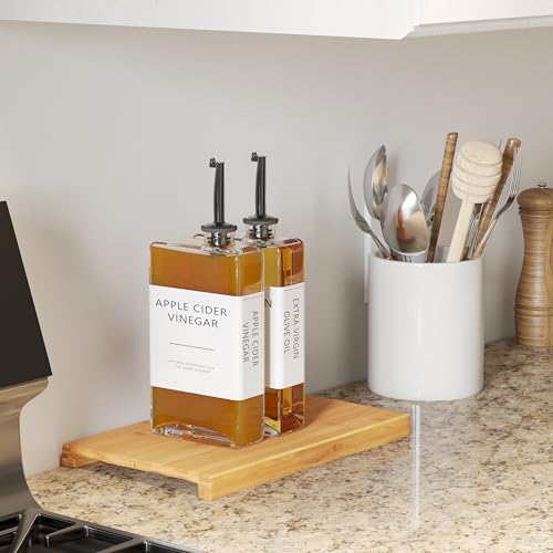Kitchen Cooking Oil Dispenser Set (6 Pack / Black)