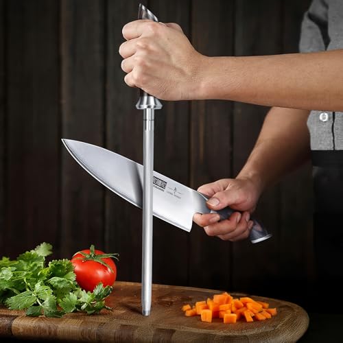 Honing Rod 10 Inch Professional Kitchen Knife Sharpener Rod (10")